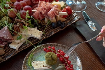Champagne Bubbles & Food by Marcin Korczak Photo